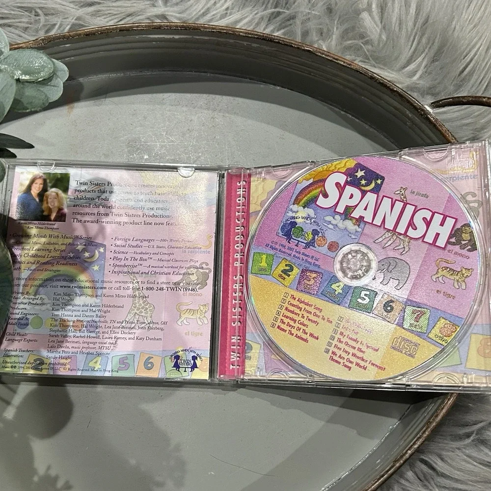 Learn Spanish, Learning Foreign Language, Ages 5-12, Kids Music [Audio CD, 2014]